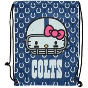 HELLO KITTY INDIANAPOLIS COLTS DRAWSTRING BACKSACK